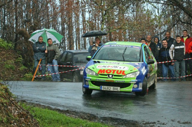 09 primer rallye con 206 en el botafumeiro